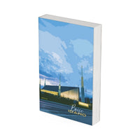 A preview of the front cover of the Boise, Idaho temple journal.