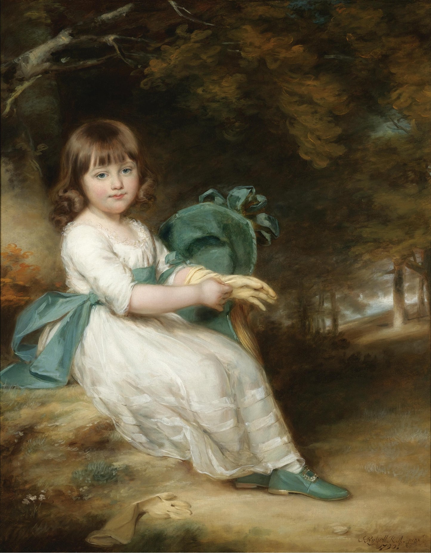 The portrait of a young girl named Daisy from the novel Burden of Innocence, Shaleslip Manor Book 3.