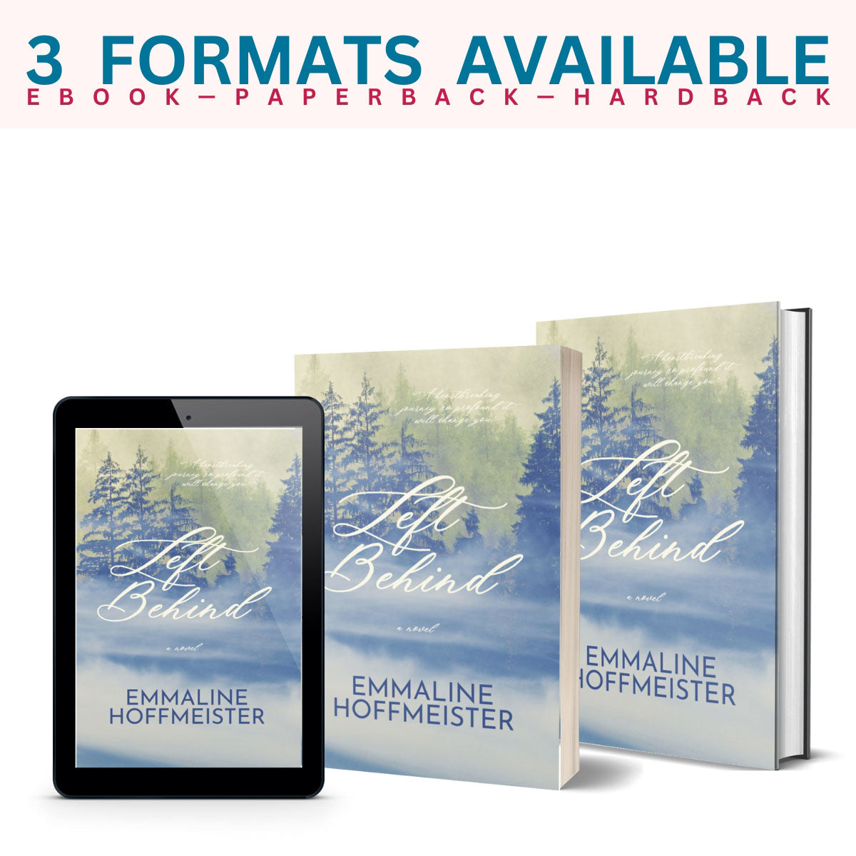 Choose from eBook, hardback, or paperback to experience this uplifting Christian fiction novel in your preferred format.