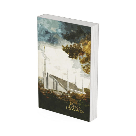 A preview of the front cover of the Boise, Idaho temple journal.