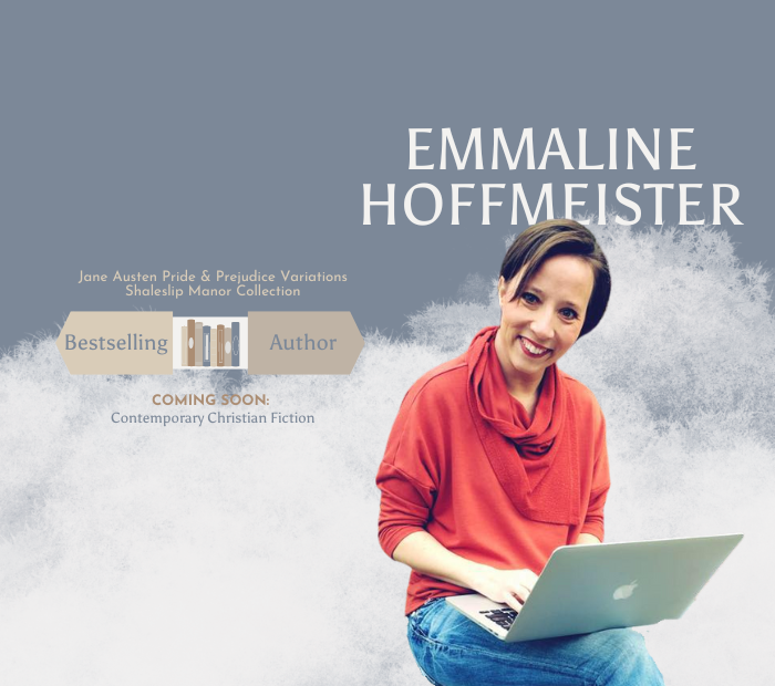 The website header for bestselling author Emmaline Hoffmeister's website. 