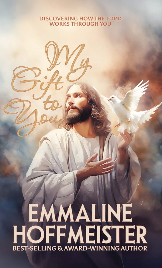 Book cover featuring Jesus Christholding a dove with text about discovering how the Lord works through you.