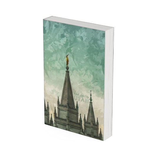 A preview of the front cover of the Salt Lake City, Utah temple journal.